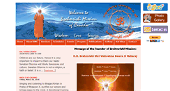 Desktop Screenshot of brahmrishimission.org